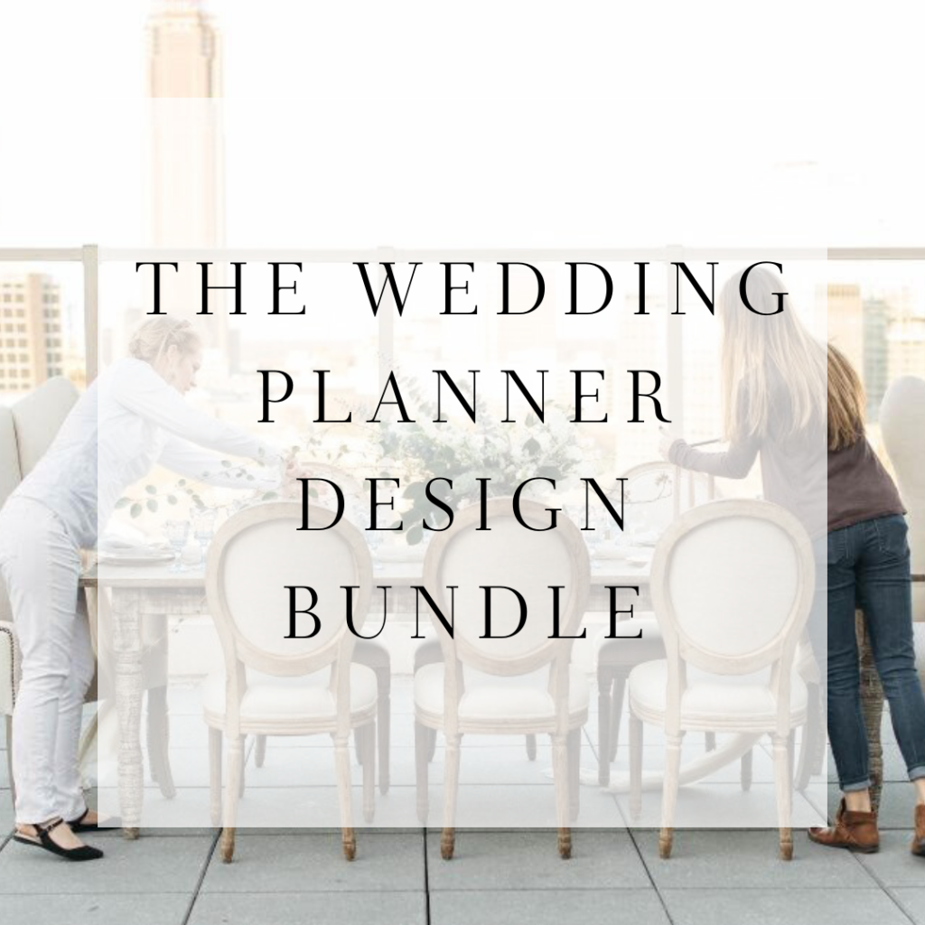 The Wedding Planner Design  Bundle Wedding  Planning  