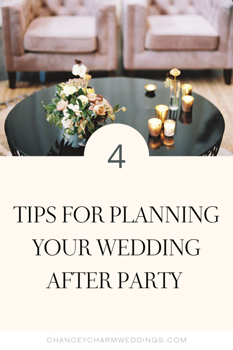 4 Tips for Planning Your Wedding After Party