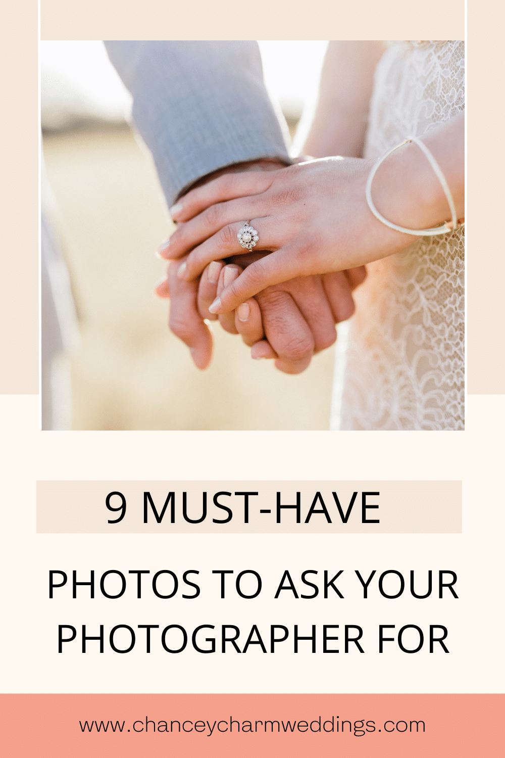 9 Must-Have Wedding Photos to Ask Your Photographer For | Chancey Charm ...