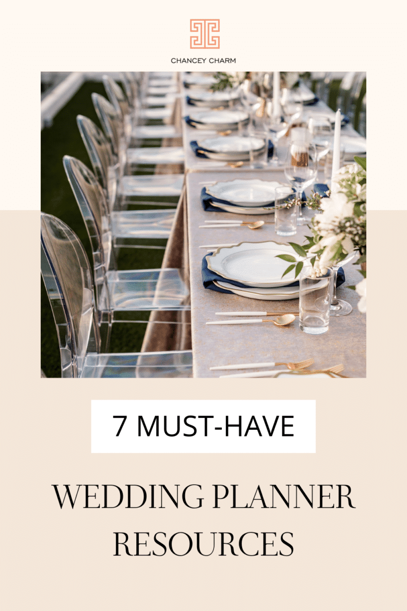 Wedding Planner Resources: 7 Must-Have Items for Your Business