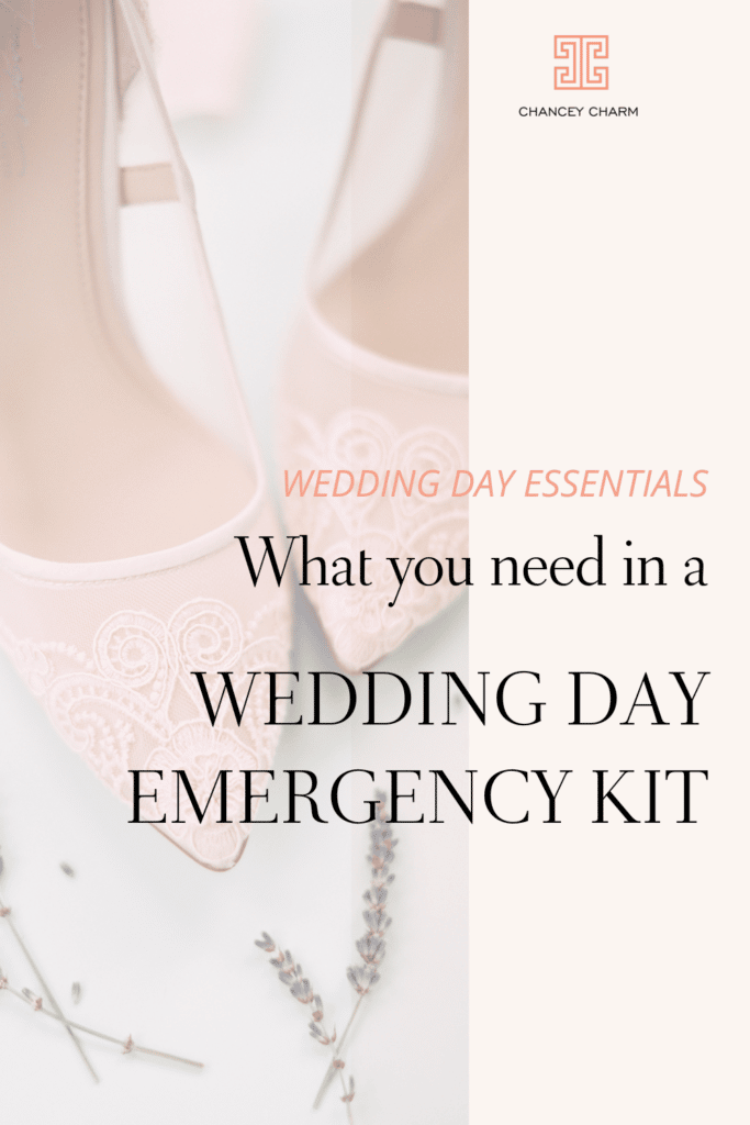 Wedding Day Emergency Kit - A Must Have Checklist For Brides - Bumblebee  Linens