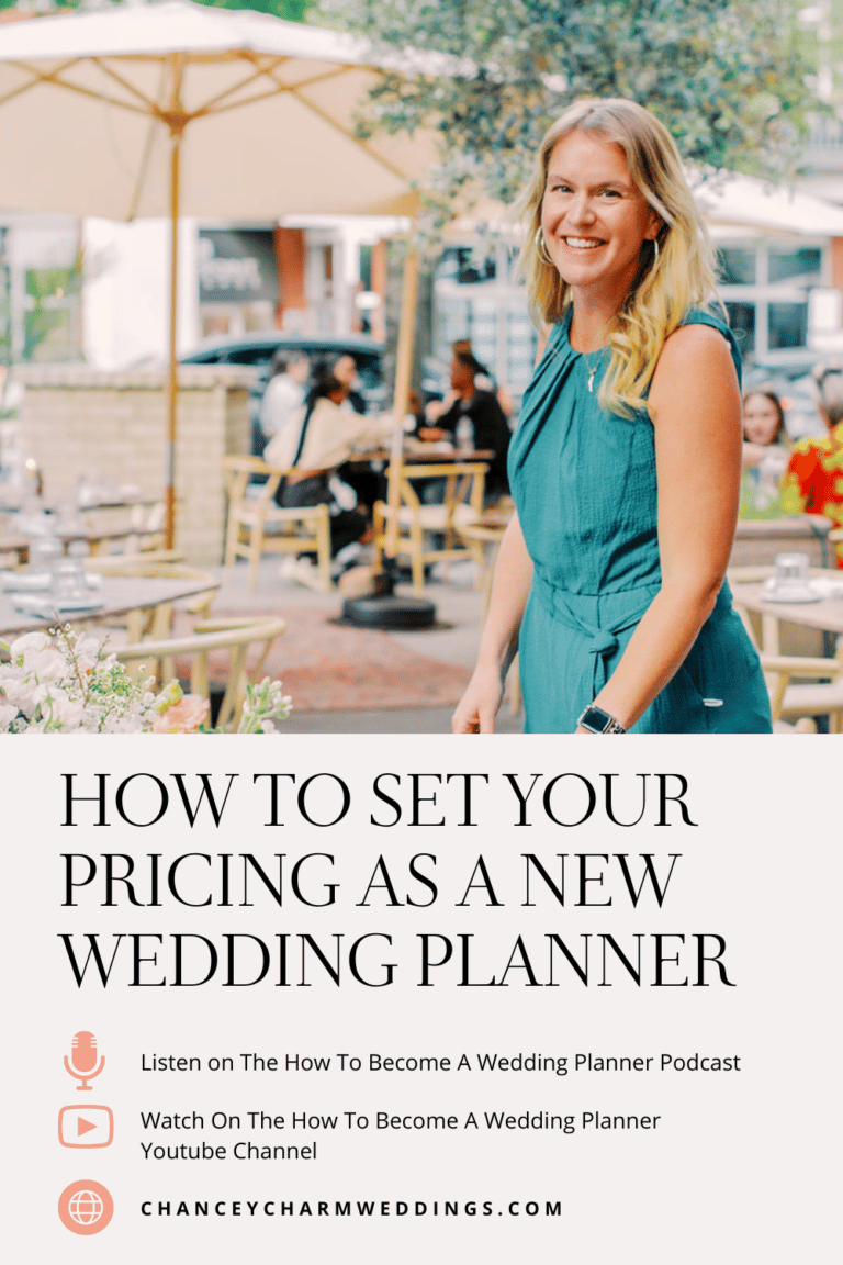 Pricing For New Wedding Planners | Chancey Charm Weddings